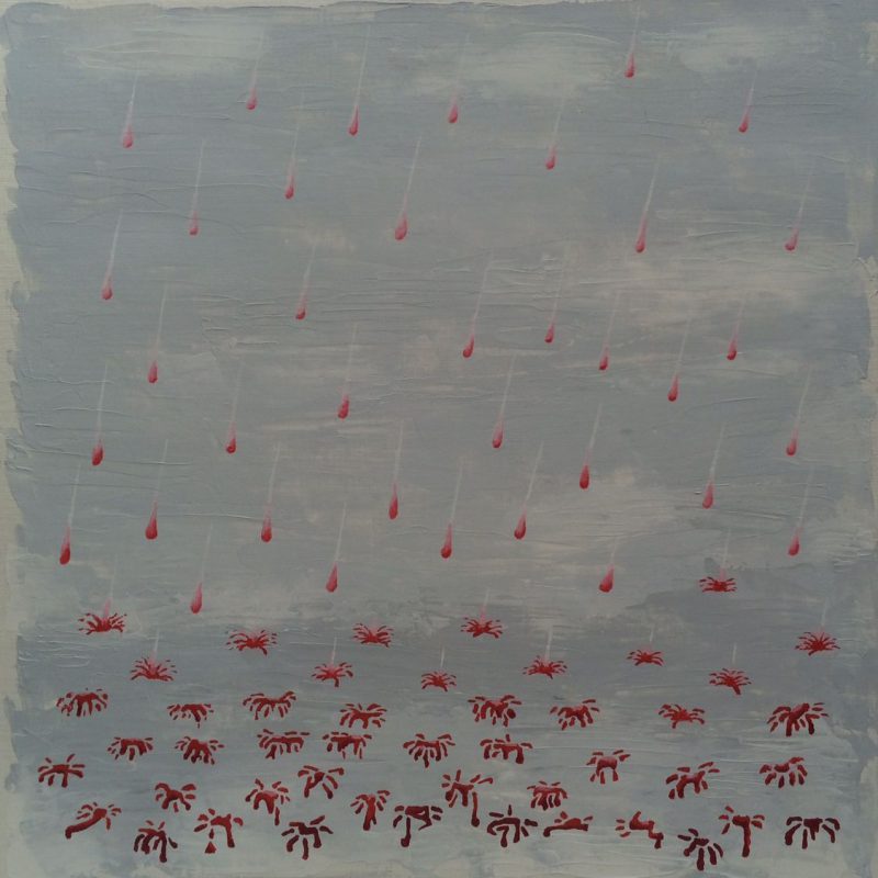Red rain is coming down